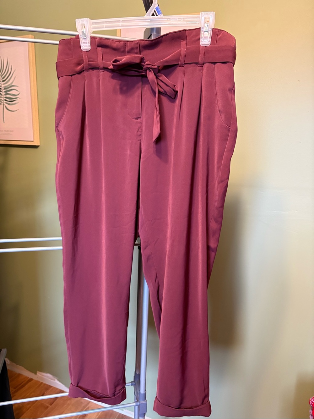 RW&Co paper bag pants